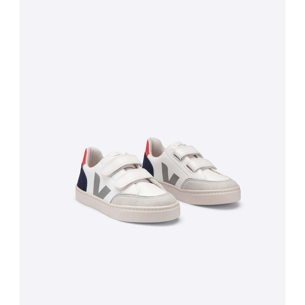 Veja V-12 CHROMEFREE Kids' Shoes White | CA 751HAP